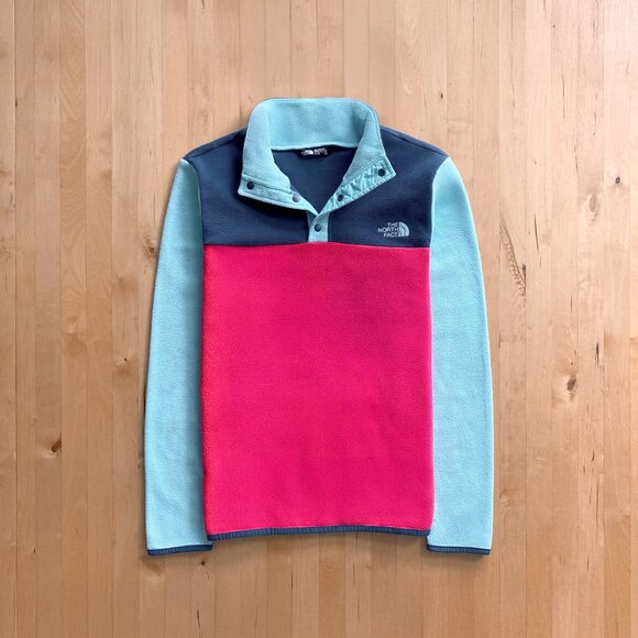 The North Face Glacier 1/4 Snap-Neck Fleece Pullover Girl's XL - Picture 1 of 5